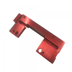 Red Anodised Milling Part